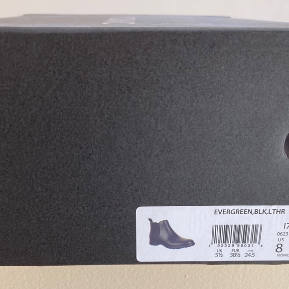 VIONIC EVERGREEN BOOTS BOOTIES BLACK SIZE 8 NIB - Picture 8 of 9